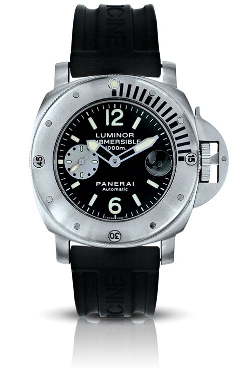 panerai luminor submersible amagnetic black steel|panerai luminor submersible 1000m.